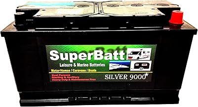 Leisure Battery 12V 100AH SuperBatt LM100 Battery Caravan Motorhome, Marine Boat