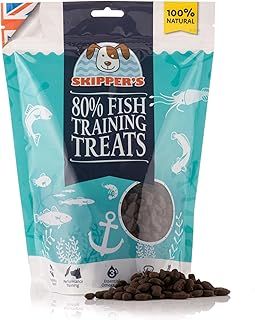 SKIPPER'S Training Treats for Dog Chews and Puppy Training Treats 500g - Source of Omega 3, Grain Free, Good for Digestion 100% Natural Ingredients No Additives