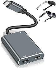 XREAL Hub Charging and Play Adapter,XREAL Air 2 Pro Charging Adapter,Power Your AR Glasses While Charging Your Source Device, Like Steam Deck,S-witch,i-Phone 15 or Android Phone,Support 65W (18CM)