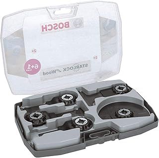Bosch Professional 7-piece Starlock Plunge-Cutting Blade/Segment Saw Blade Set (wood and metal, Accessories: Multi-functional tool)