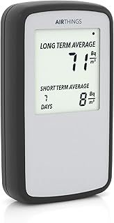Airthings Corentium Home Radon Detector - 224 Portable, Lightweight, Easy-to-Use, (3) AAA Battery Operated, Intl Version, Bq/m