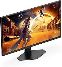 AOC Gaming 24G4XE - 24 Inch FHD Monitor, 180Hz, IPS, 1ms GtG, FreeSync, Gsync compatible, Speakers, HDR10, Game Modes, G Menu (1920 x 1080 HDMI 2.0 / DisplayPort 1.4)