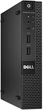 Dell OptiPlex 9020 Micro Desktop Black Intel Core i5 Processor Genuine Windows 10 Professional (Core i5, 8GB RAM, 128GB SSD) (Renewed)