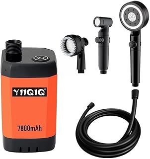 7800mAh portable shower,camping shower,portable shower camping,electric portable shower,with 2.5m hose,shower pump,shower head,dog shower portable,outdoor shower,camper van camping accessories