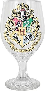 Hogwarts Crest Colour Change Drinking Glass - Officially Licensed Harry Potter Goblet for Wine Cocktails and Cold Beverages, Novelty Harry Potter Themed Party Decoration Gift 330ml ,11oz | Paladone