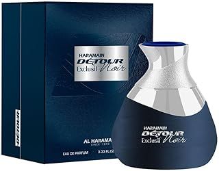 Al Haramain Detour Noir Exclusif 100ml Eau de Parfum | Unisex Arabian Perfume for Men & Women | Luxury Oud & Vanilla Fragrance for Everyday Wear & Special Occasions