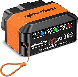 Obd2 Code Reader Obd Scanner: Wireless Bluetooth 5.2 Car Diagnostic Scanner Tool - Engine Fault Code Reader for iOS Android Windows - Car Code Reader Diagnostic Machine Tester with Full OBDII Systems