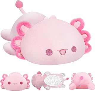 Mewaii Weighted Axolotl Plush – 23-inch Cute & Soft Weighted Stuffed Animal Pillow for Kids, Girls, & Women, Anxiety Relief and Calming Companion, (4.0Lbs)