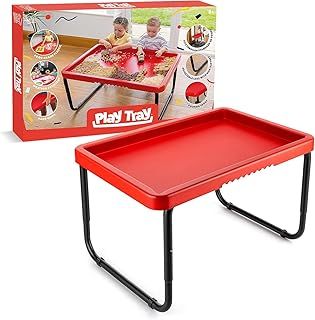 Play Tray Activity Table for Kids, Sensory Play, Kids Messy Table, Water and Sand Play, Outdoor and Indoor Use