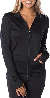 Global Blank Define Jacket Womens Athletic Jackets for Workout, Scrub and Gym Jackets Women