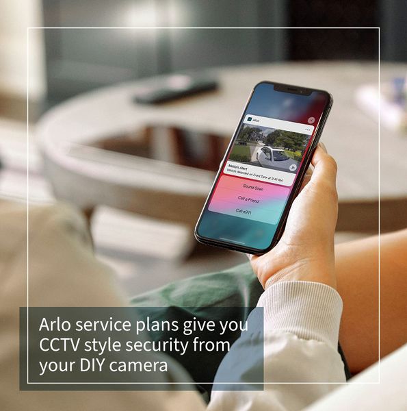 Arlo Pro3 Wireless Home Security Camera System CCTV, WiFi, 6-Month Battery Life, Colour Night Vision, Indoor or Outdoor, 2K HDR, 2-Way Audio, Spotlight, 160° View, Alarm, 2 Camera Kit, VMS4240B