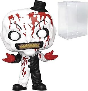 POP Movies: Terrifier - Bloody Art The Clown Funko Vinyl Figure (Bundled with Compatible Box Protector Case) Multicolor 3.75 inches