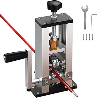 Electric Cable Stripper for 1mm-25mm Copper Cable, Electric Stripping Pliers Powered by Crank or Drill, Cable Stripper for Wiring, Recycling and Dismantling (Aluminium Alloy)