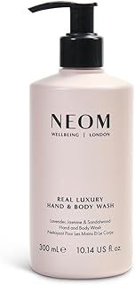 NEOM- Hand & Body Wash, 300ml (Real Luxury) | Lavender, Jasmine & Sandalwood | Gently Cleanse & Soften