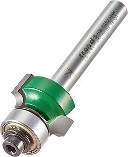 Trend CraftPro Guided Rounded Over Router Cutter Bit, 1/4 Inch Shank, 3mm Radius and 9.5mm Cut Length, Tungsten Carbide Tipped, C074BX1/4TC