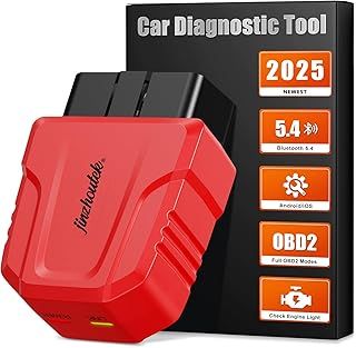 OBD2 Scanner Bluetooth Code Reader：5.4 OBD Car Diagnostic Tool for All Systems Car Diagnostic Code Tool- Car Fault Check - Wireless Mini OBDII Vehicle Performance Test for iOS Android Windows
