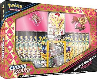 Pokémon TCG: Crown Zenith Premium Figure Collection – Shiny Zamazenta (1 Foil Promo Card, 1 Sculpted Figure & 11 Booster Packs)
