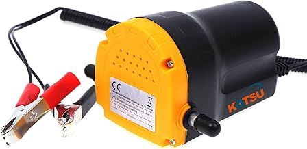 KATSU Oil Extraction Pump 60W 12V DC Self Priming For Cars Trucks Engine Oil Suction Extractor, Diesel Transfer 482136