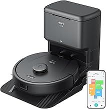 eufy L60 Robot Vacuum Cleaner with Self Empty Station, Hair Detangling Technology, Up to 60 Days of Hands Free Cleaning, Ultra Strong 5,000 Pa Suction to Remove Hair, Dust, iPath Laser Navigation