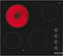 Bosch Home & Kitchen Appliances Bosch PKE611CA3E Electric hob, 60 cm, Black, Built in, Serie 2