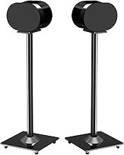 ELIVED Speaker Stands for Sonos Era 300, 807mm Height Speaker Holder Each Hold Up to 5KG, Floorstanding Shelf Surround Sound Speaker Stand with 2 Types of Foot Pads, Cable Management, 1 Pair, EV5026