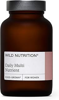 WILD NUTRITION Food-Grown® Women's Daily Multi Nutrient | Multivitamin Tablets for Women to Support Hormonal Balance, Fatigue, and Mental Resilience | Vegetarian Multivitamins for Women | 60 Capsules