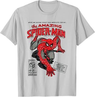 Marvel Spider-Man Retro Comic T-Shirt