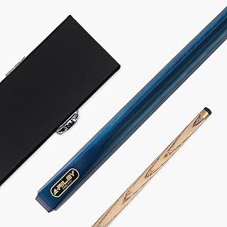 Riley METALLIC BLUE 2pc Ash Pool Snooker Cue & HARD CASE