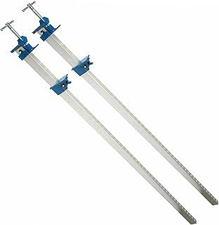 Dapetz ® 2x aluminum sash clamp 1200mm heavy duty sash clamps. Deep-cut acme thread enables final tightening and application of clamping pressure. Made with u-section aluminum