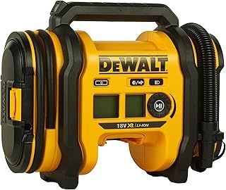 DEWALT DCC018N-XJ Cordless Inflator 18V XR Triple Source, Compact High-Performance, Bare Unit