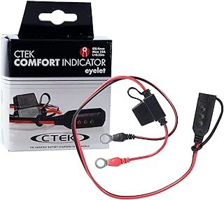 CTEK 56-382 Indicator Eyelet M8 Practical LED Indicator for Immediate Indication of Battery Charge Levels, Red/Black