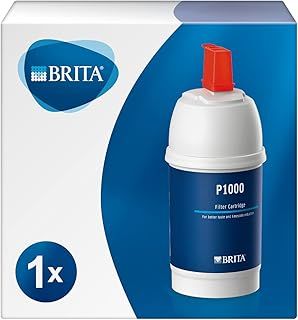 BRITA P1000 replacement filter cartridge for BRITA filter taps - 1 Pack - reduces chlorine, limescale and impurities
