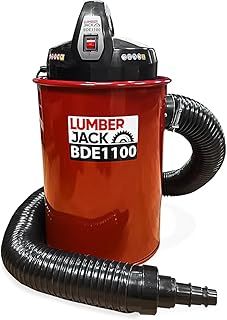 LUMBER JACK BDE1100 50L Woodworking Dust Collector, 1100W Powerful Extractor, 0.5 Micron Filtration, 2m Hose & Multi-Size Adaptors, Low Noise 77dB, Ideal for Small Workshops
