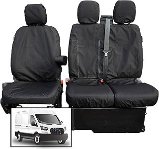 To fit: Ford Transit Seat Covers Mk 8 Van Driver & Double Passenger | Custom Fit Ford Transit Tipper Seat Covers | Ford Transit Van Seat Cover | 350, 250 &150