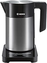 Bosch Sky TWK7203GB 7 Variable Temperature settings & KeepWarm function, Cordless Kettle, 1.7 Litres, Black/Silver