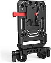 SMALLRIG V-Lock Mount Battery Plate with Dual 15mm Rod Clamp - 3016