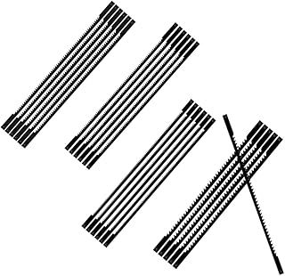 24 Pieces Scroll Saw Blades With Spiral Teeth 133mm Fine Cut Scroll Saw Blades Set 10/15/18/24 Scroll Saw Blade With Pin for Scroll Saws Power Tool Accessories Woodworking﻿