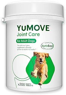 Lintbells | YuMOVE Adult Dog | Hip and Joint Supplement for Stiff Adult Dogs | 300 Tablets