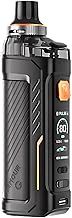 VAPORESSO Armour G Vape Kit - E-cigarette Starter Vape Kit, Long Lasting 3000mAh Battery, 80w, DTL and MTL Vaping, Adjustable Airflow, Button Activation, Pulse and Eco Mode, No Nicotine (Black)