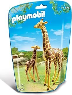 Playmobil 6640 City Life Giraffe with Calf, Fun Imaginative Role-Play, PlaySets Suitable for Children Ages 4+
