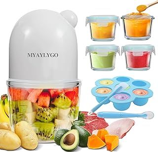Baby Food Maker, Upgraded 14-in-1 Food Processor set for Baby Food&Purées Fruit Vegatable, Meat, baby food blender, Baby Feeding Supplies Essentials for Baby Shower Gifts Set