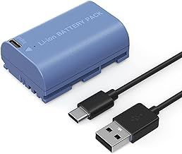 SMALLRIG LP-E6NH USB-C Battery 2400mAh for Canon R5 R6 R6 Mark II Rechargeable Camera Battery w/USB-C 2.5H Fast Charging for Canon R/ R5C/ 5D II/ 6D/ 6D II/ 7D/ 7D II/ 60D/ 70D/ 80D/ 90D - 4264