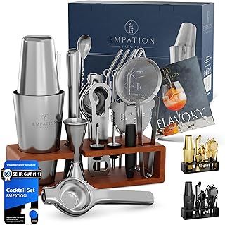 Cocktail Shaker Set, 825ml Boston Shaker, 18-Piece Bartender Kit
