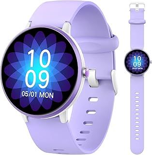 JOYELE Kids Smart Watch - Waterproof with 19 Sport Modes, Pedometer, Sleep Monitor for Boys & Girls 6-16 (Purple)