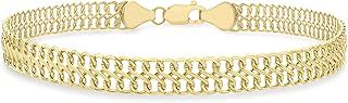 Gold Women's 9 ct Yellow Gold Figure 8 Curb Bracelet of 19 cm/7.5 inch