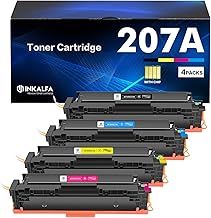 207A Toner Cartridge With Chip Multipack Compatible for HP 207A 207X Color Laserjet Pro MFP M283fdw Toner cartridge M255dw M282nw M283fdn M255nw M255 M282 M283 - W2210A W2211A W2212A W2213A