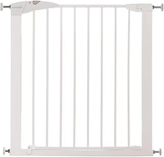 Munchkin Stair Gate Maxi Secure Toddler & Baby Gate 76-82cm extends up to 117cm with separately sold extensions | Pressure Fit Baby Safety & Dog Gate for Doorways | No-Screw Install Child Gate, White