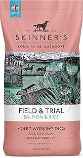 Skinners Field & Trial Salmon & Rice 15kg , Complete Dry Adult Working Dog Food, Gentle Digestion, Glossy Coat