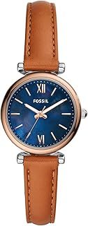 FOSSIL Carlie Watch for Women, Quartz movement with Stainless steel or leather Strap