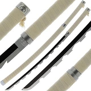 Bamboo Handmade Anime Katana – 100cm Wooden Blunt Sword Prop with Sheath – Safe Cosplay Demon Slay Inspired Replica Toy for Collectors & Roleplay
